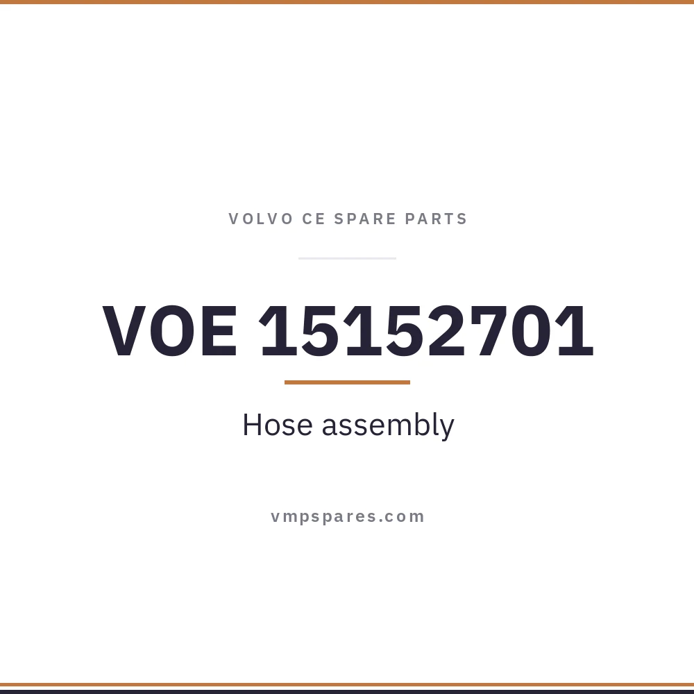 VOE 15152701 – Hose assembly
