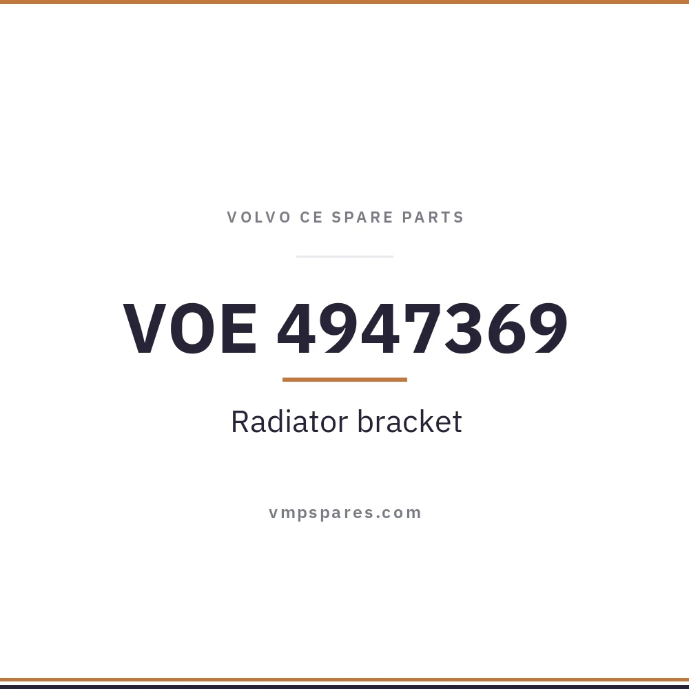 VOE 4947369 – Radiator bracket