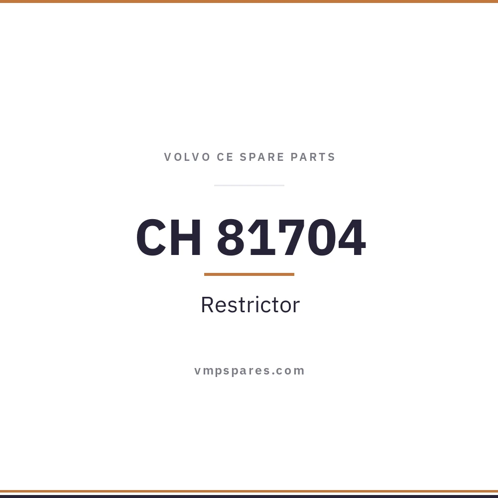 CH 81704 – Restrictor