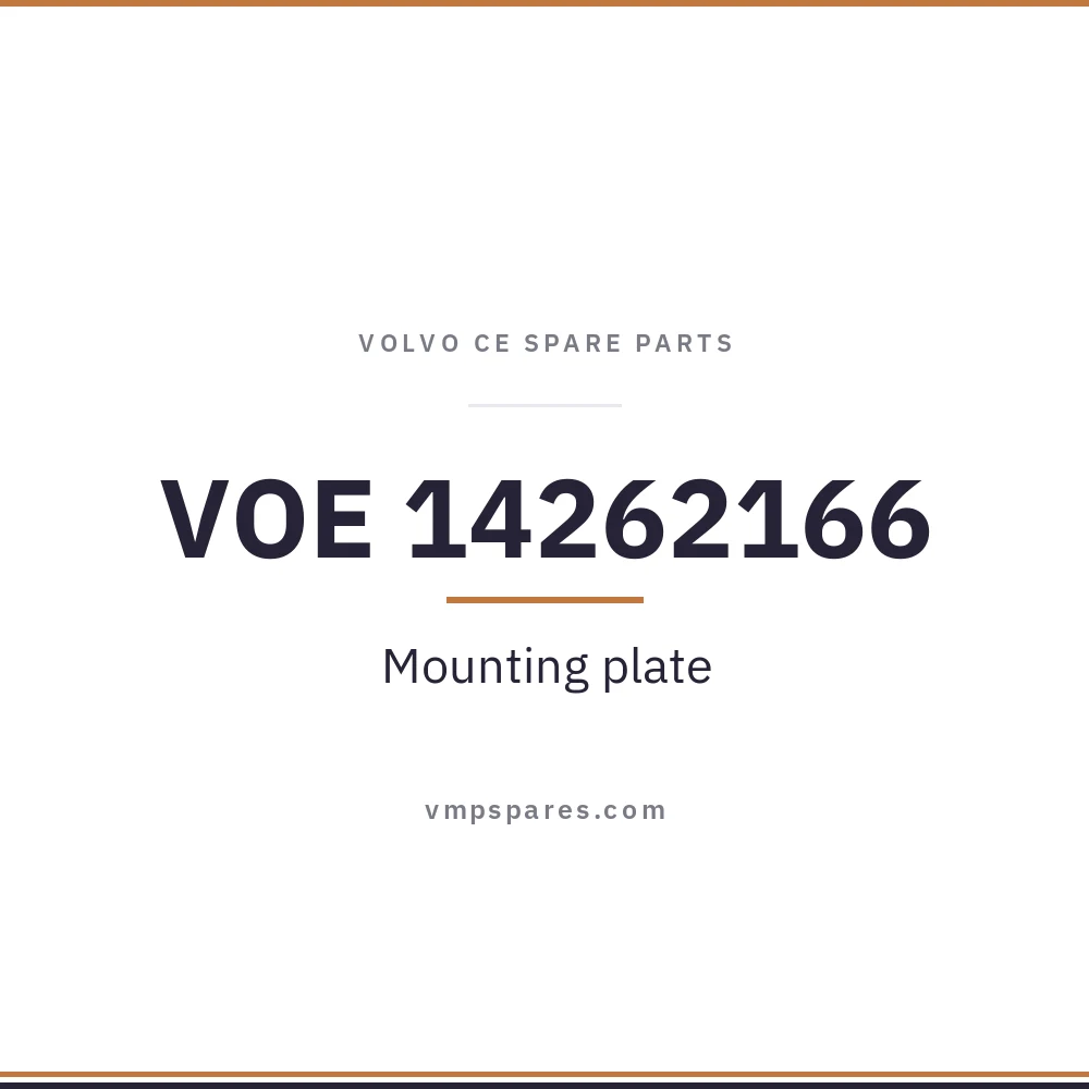 VOE 14262166 – Mounting plate