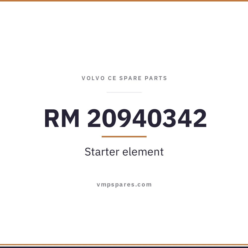 RM 20940342 – Starter element