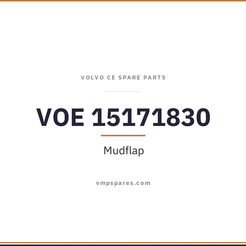 VOE 15171830 – Mudflap