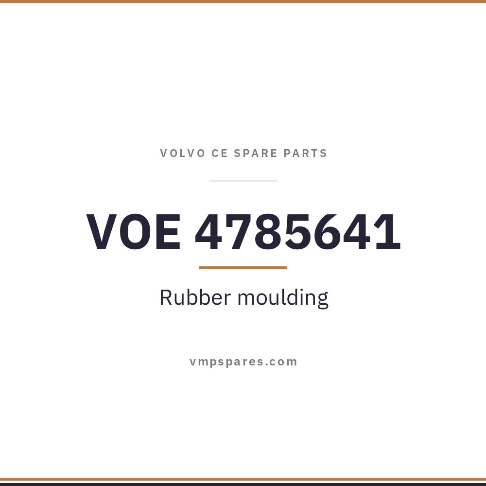 VOE 4785641 – Rubber moulding