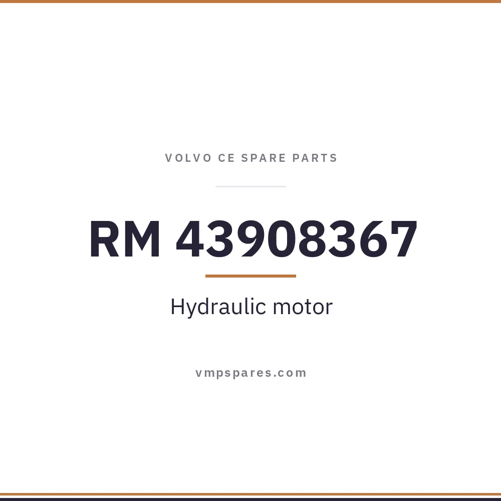 RM 43908367 – Hydraulic motor
