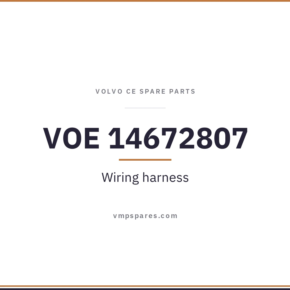 VOE 14672807 – Wiring harness