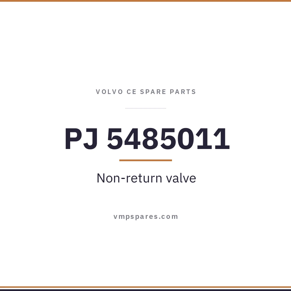 PJ 5485011 – Non-return valve