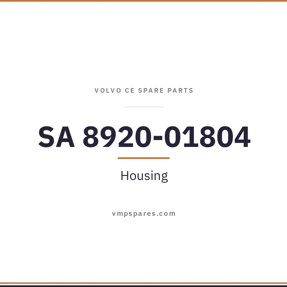 SA 8920-01804 – Housing