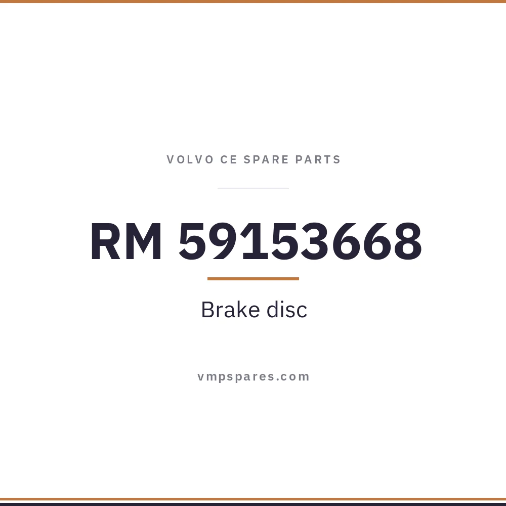RM 59153668 – Brake disc