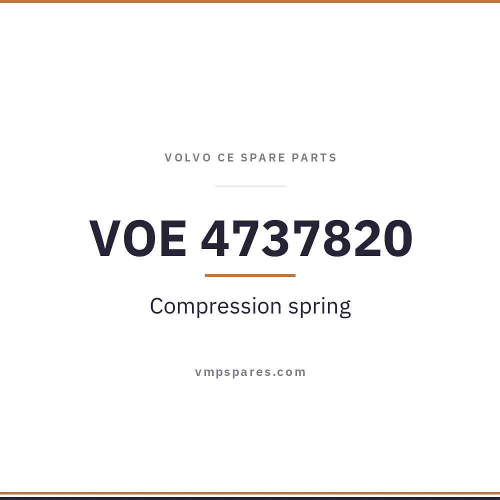 VOE 4737820 – Compression spring