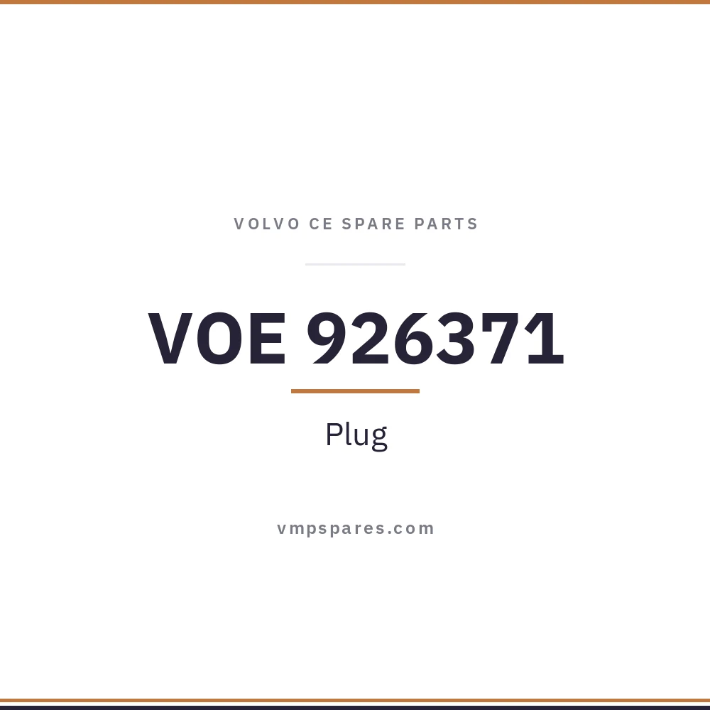 VOE 926371 – Plug