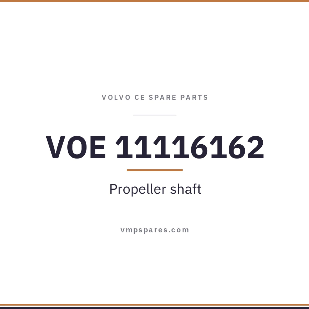 VOE 11116162 – Propeller shaft