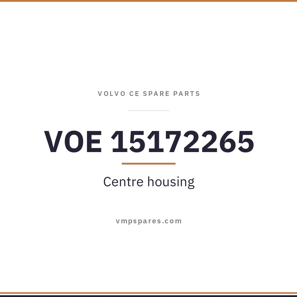 VOE 15172265 – Centre housing