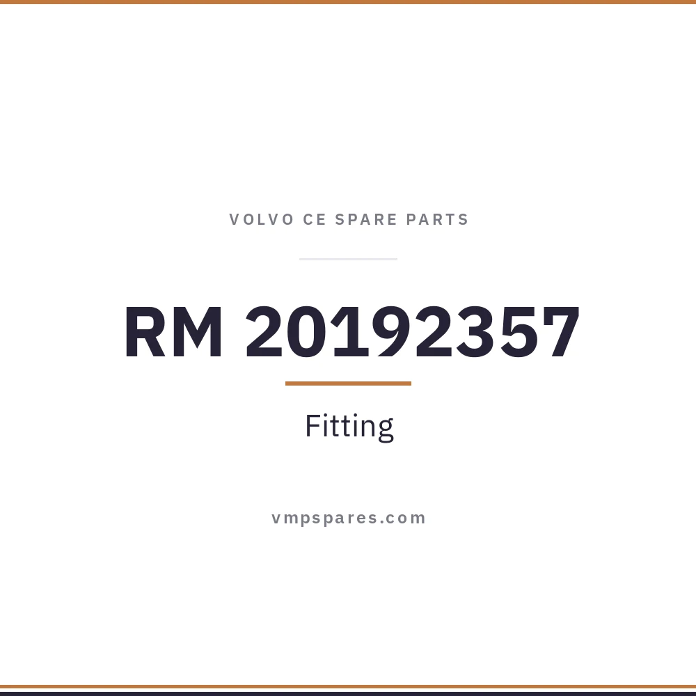 RM 20192357 – Fitting