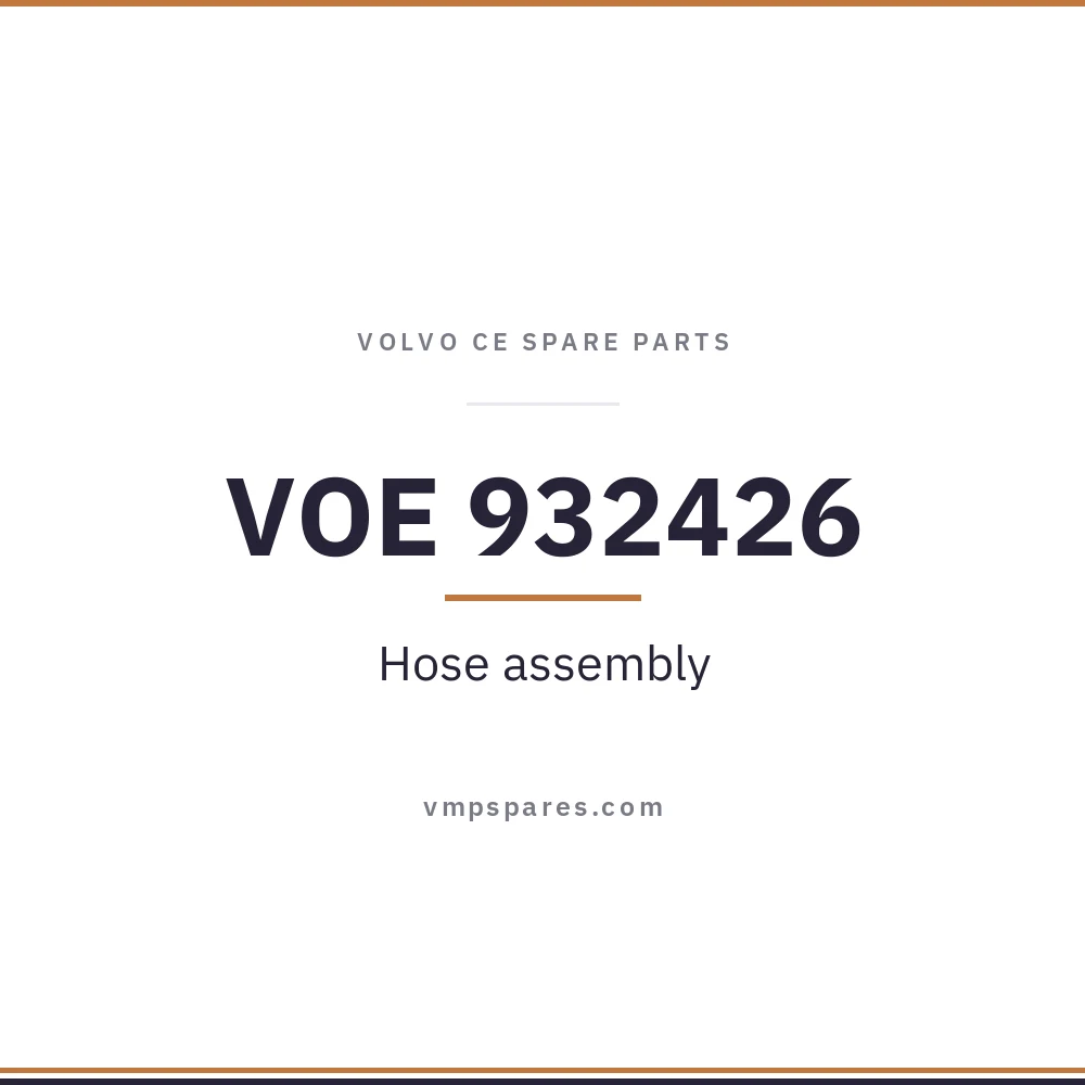 VOE 932426 – Hose assembly