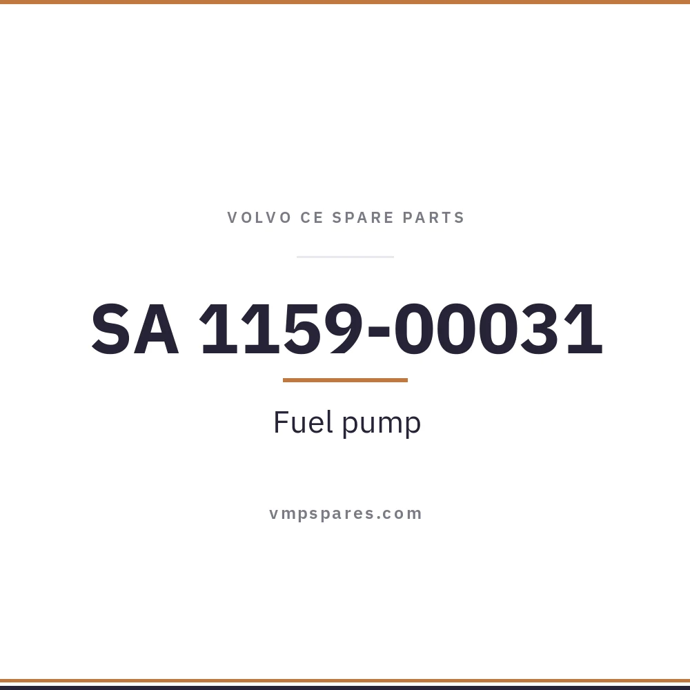 SA 1159-00031 – Fuel pump