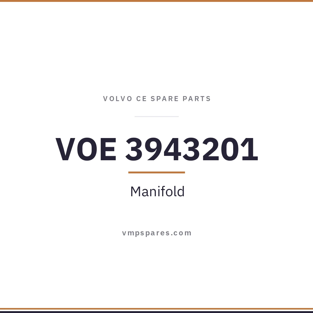 VOE 3943201 – Manifold