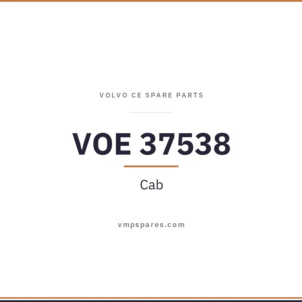 VOE 37538 – Cab