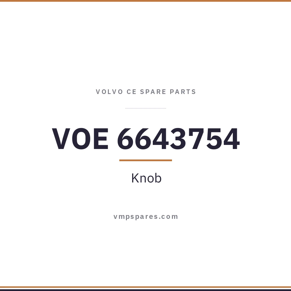 VOE 6643754 – Knob