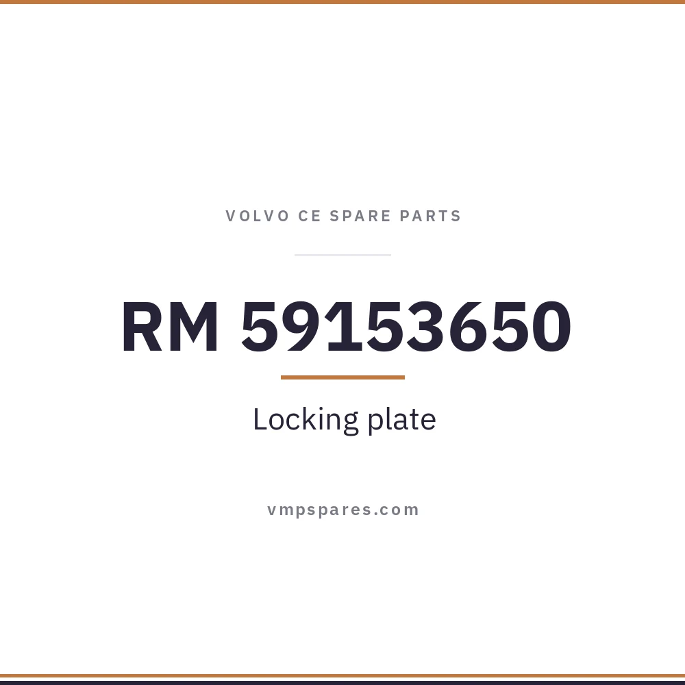 RM 59153650 – Locking plate