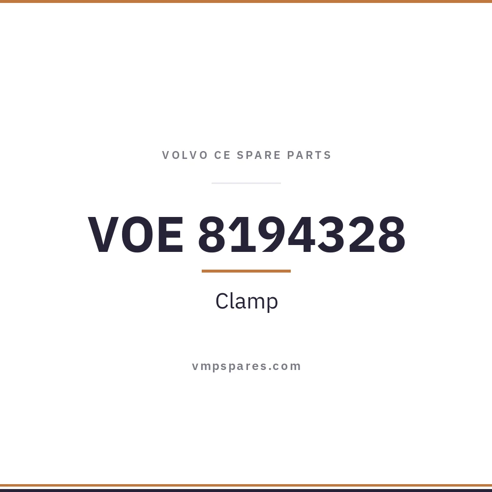 VOE 8194328 – Clamp