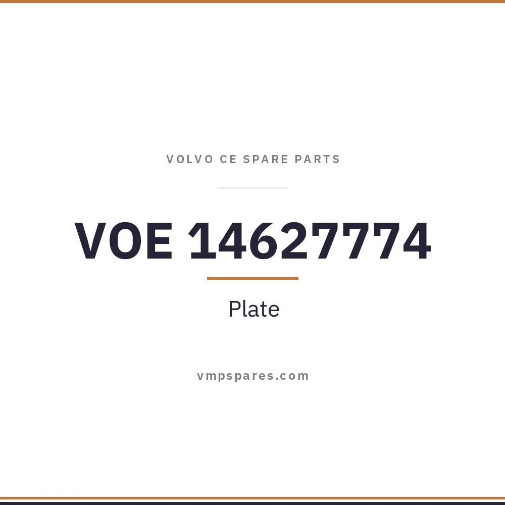 VOE 14627774 – Plate