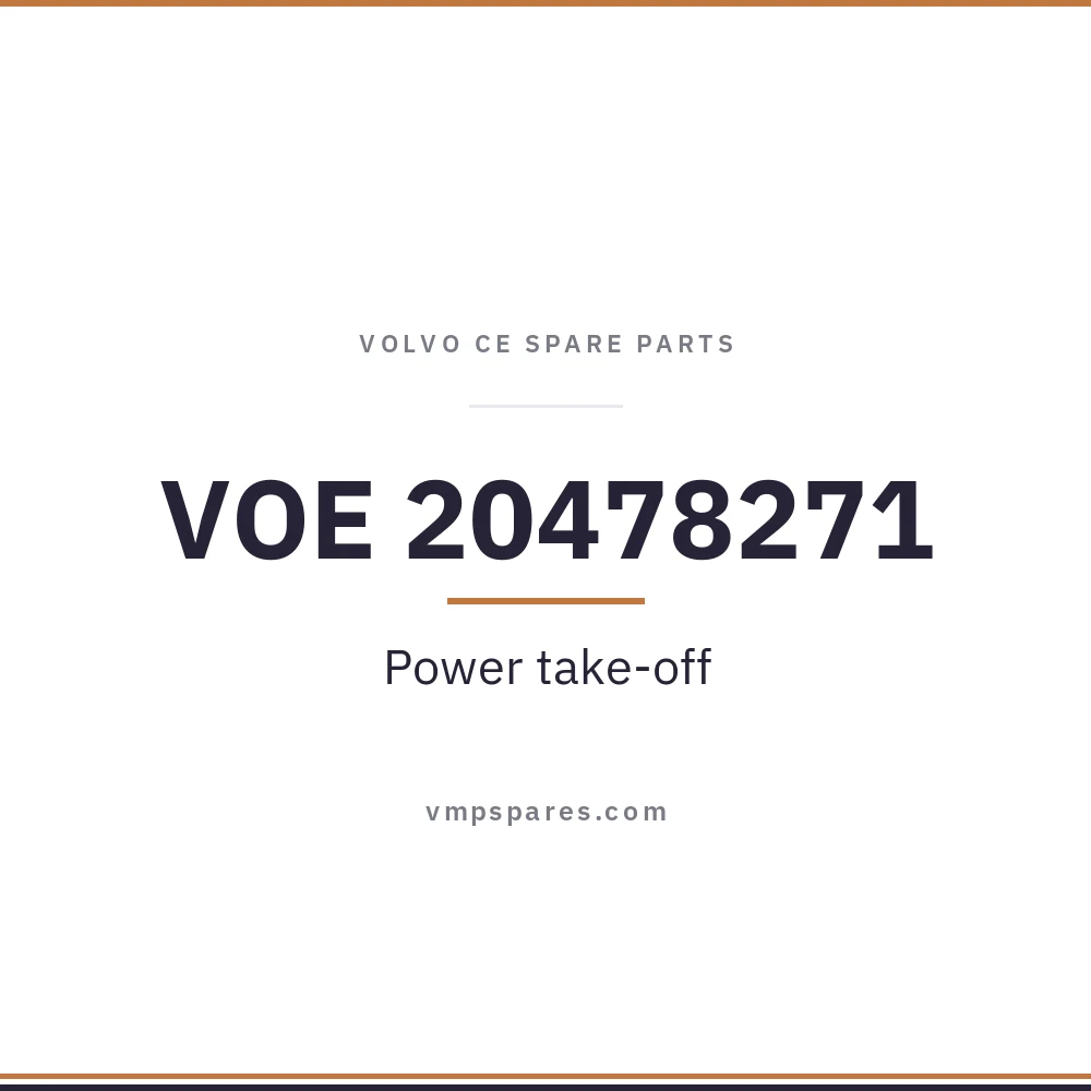 VOE 20478271 – Power take-off