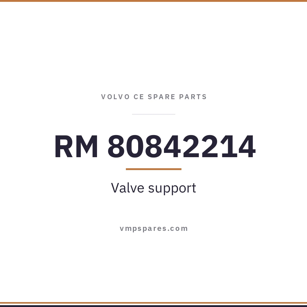 RM 80842214 – Valve support