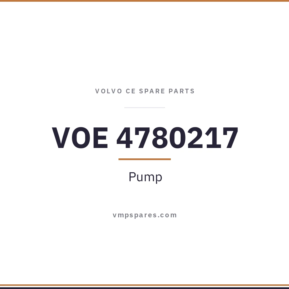 VOE 4780217 – Pump