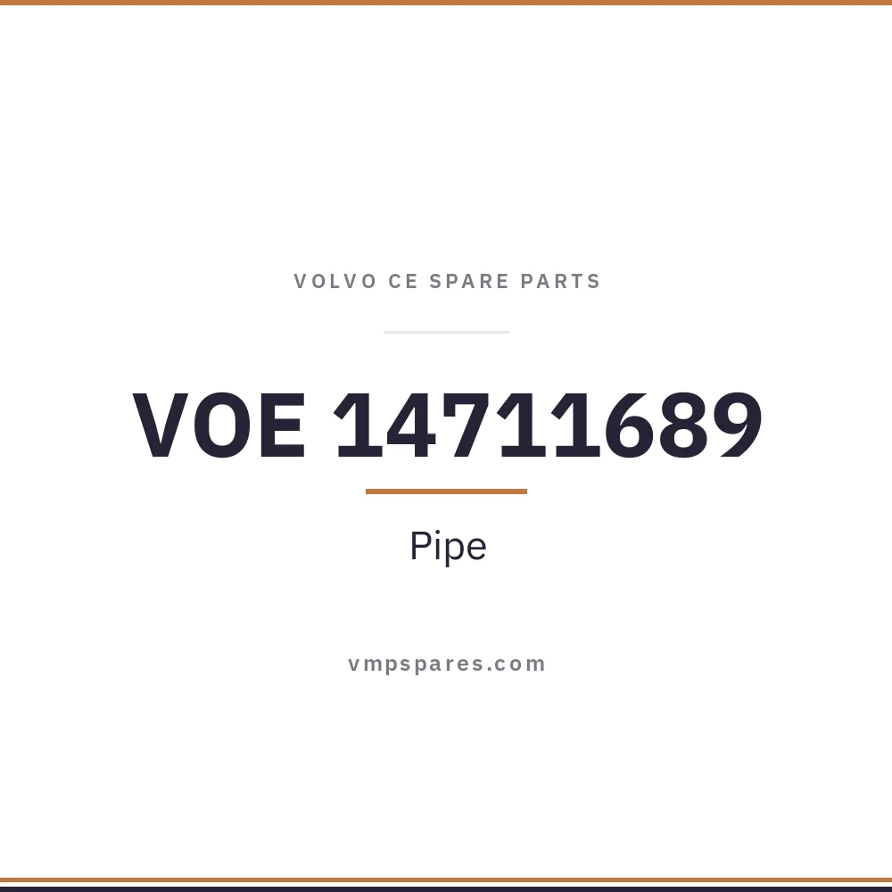 VOE 14711689 – Pipe