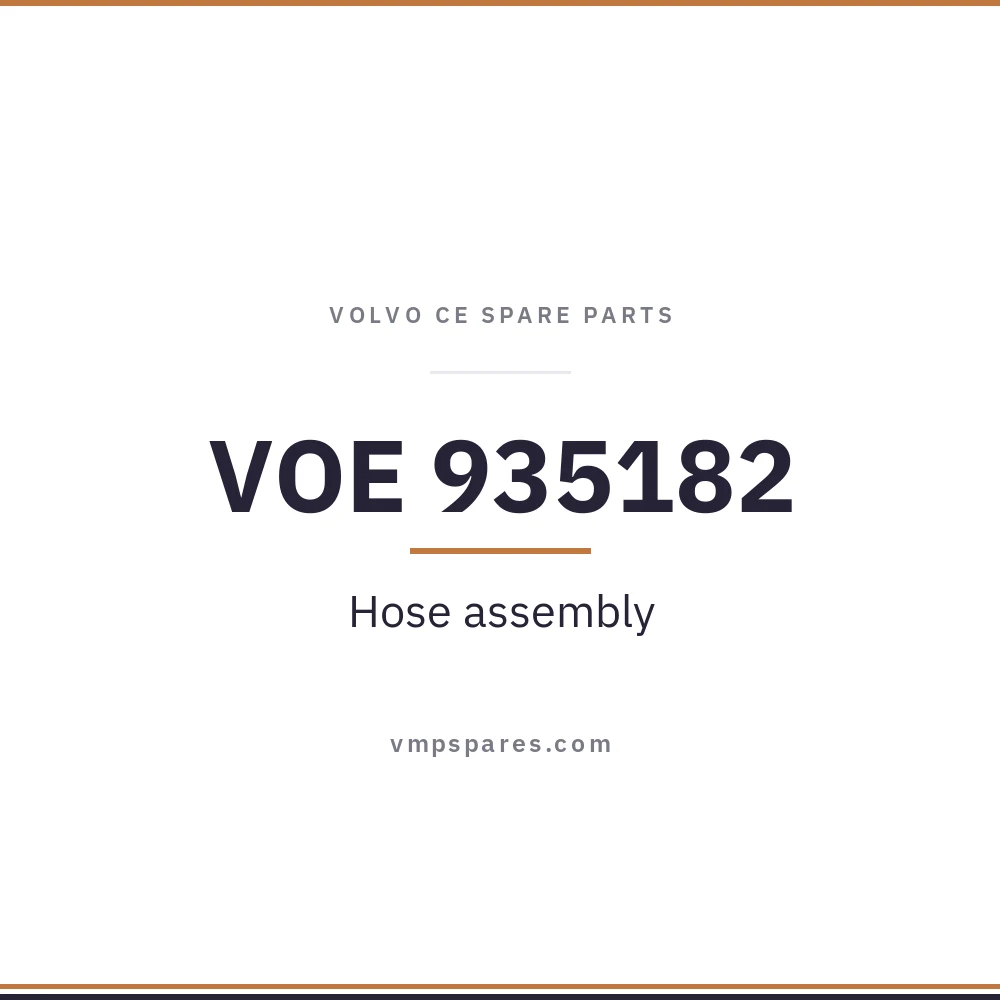 VOE 935182 – Hose assembly