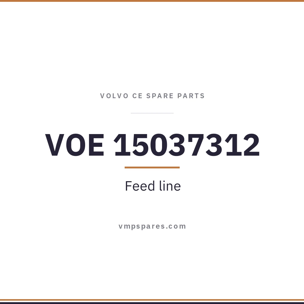 VOE 15037312 – Feed line