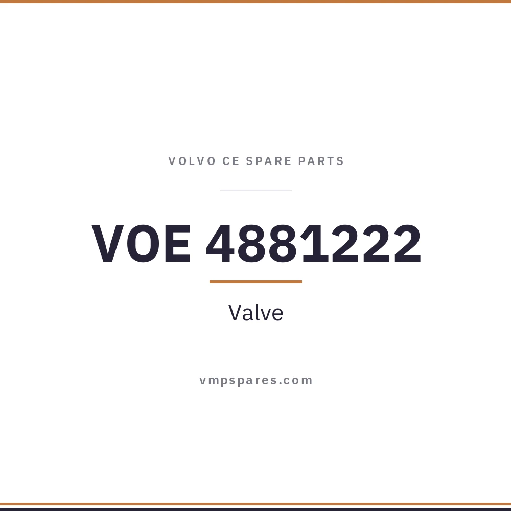 VOE 4881222 – Valve