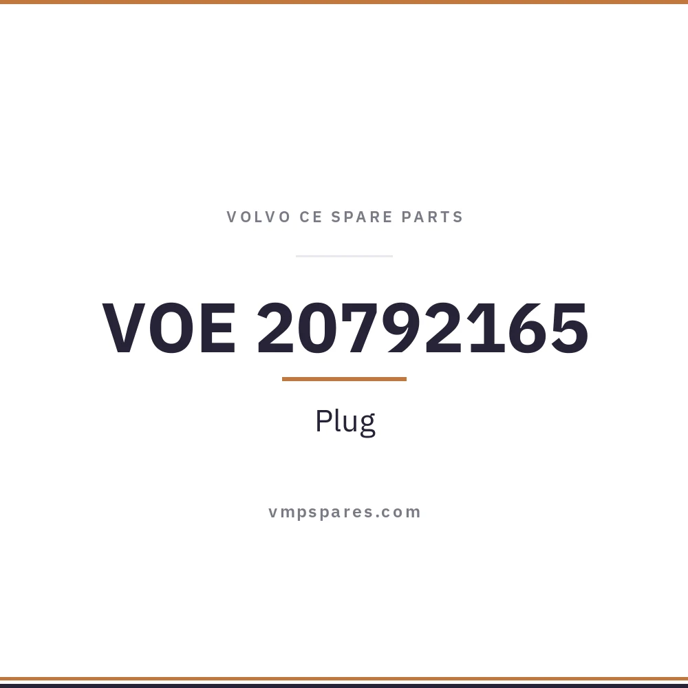 VOE 20792165 – Plug