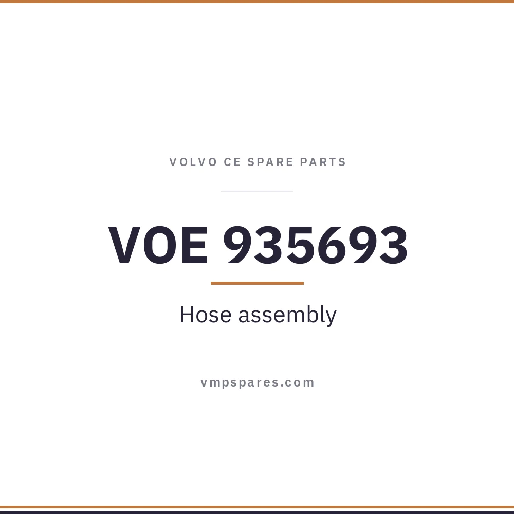 VOE 935693 – Hose assembly