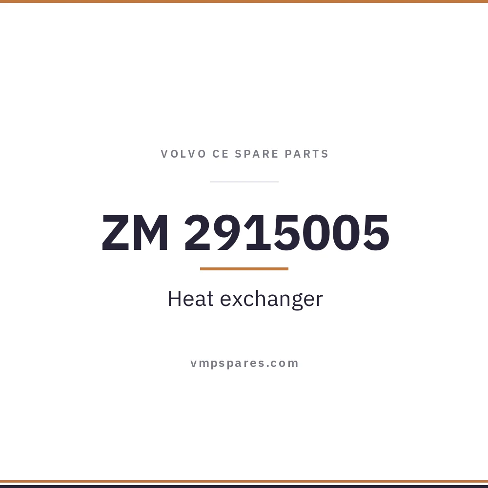 ZM 2915005 – Heat exchanger