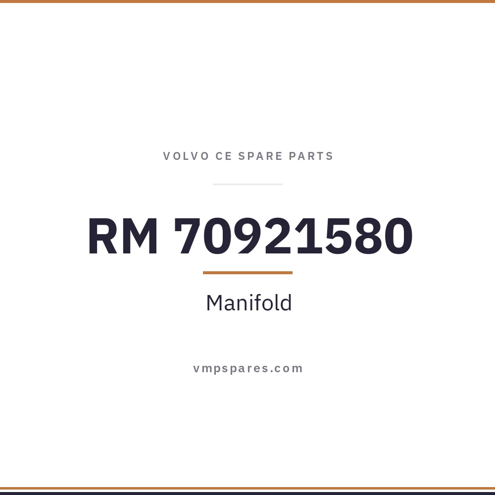RM 70921580 – Manifold