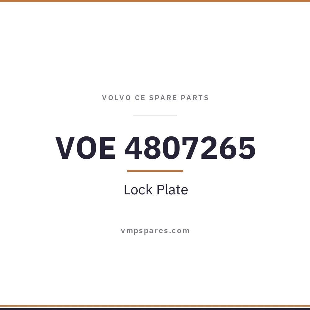 VOE 4807265 – Lock Plate