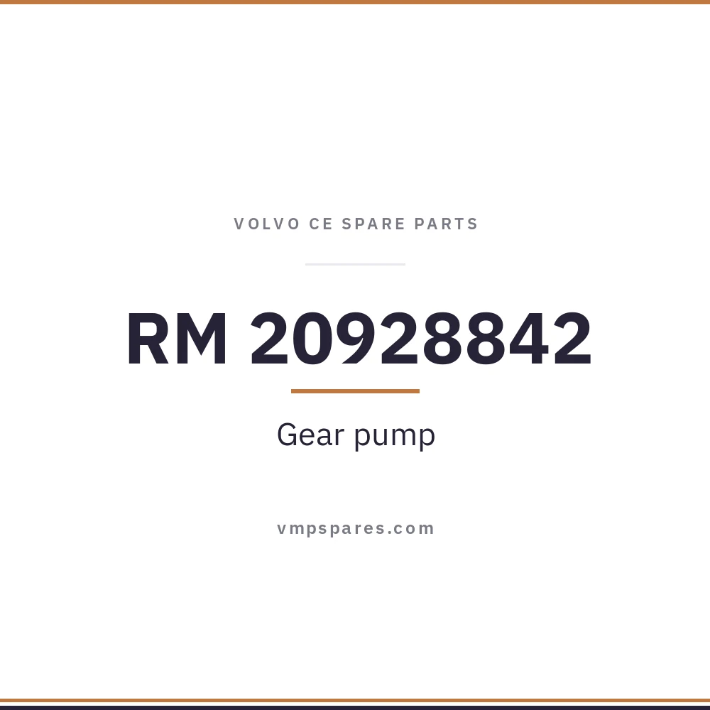RM 20928842 – Gear pump
