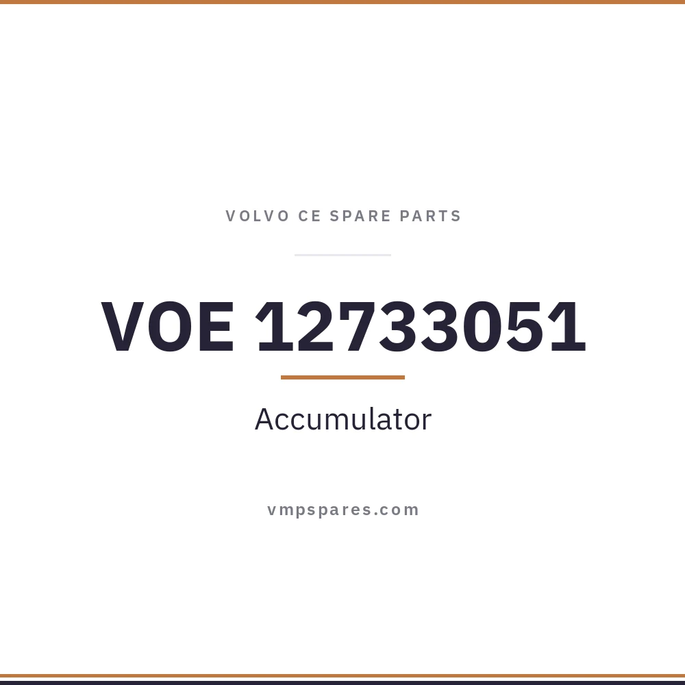 VOE 12733051 – Accumulator