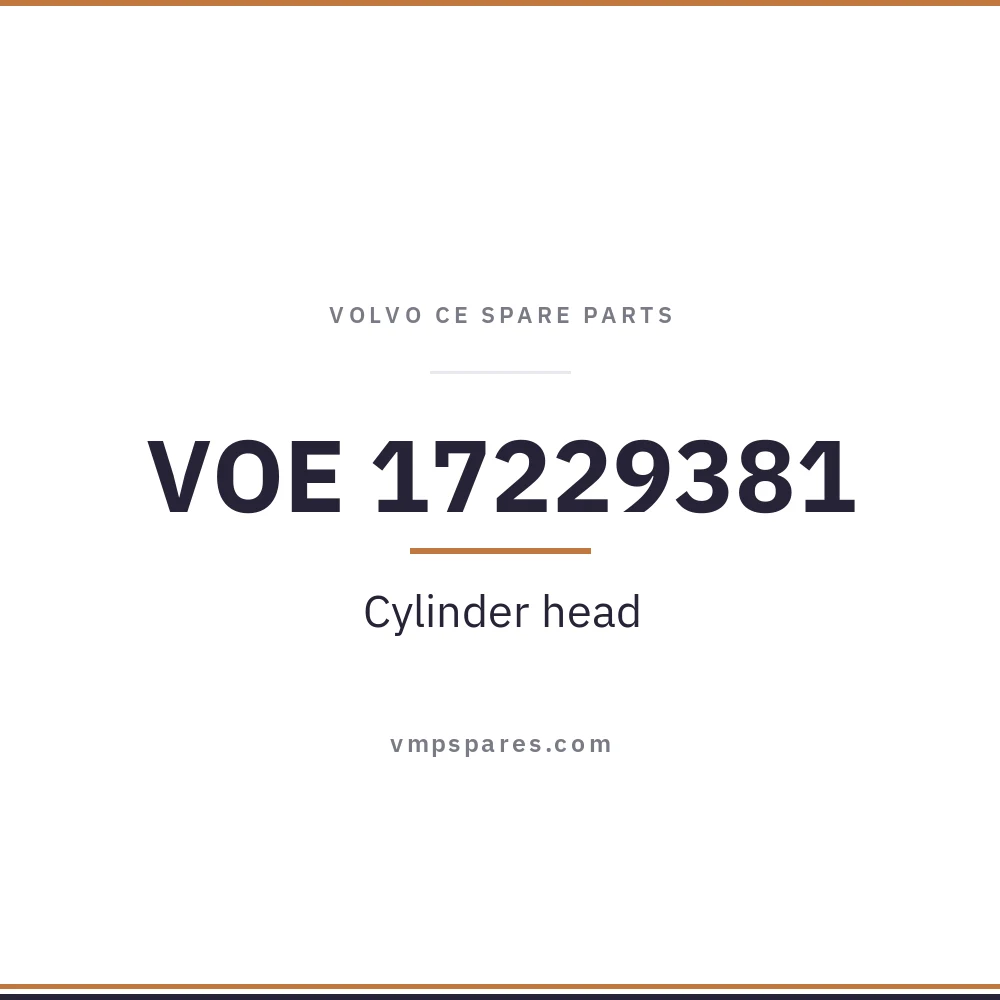 VOE 17229381 – Cylinder head