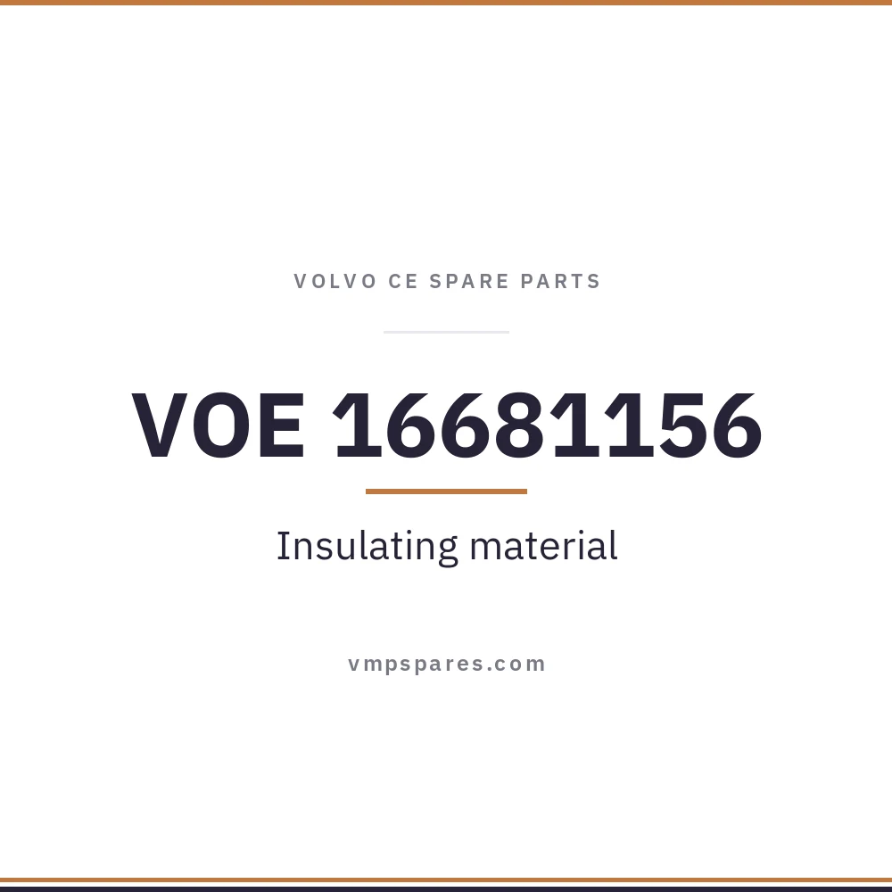VOE 16681156 – Insulating material
