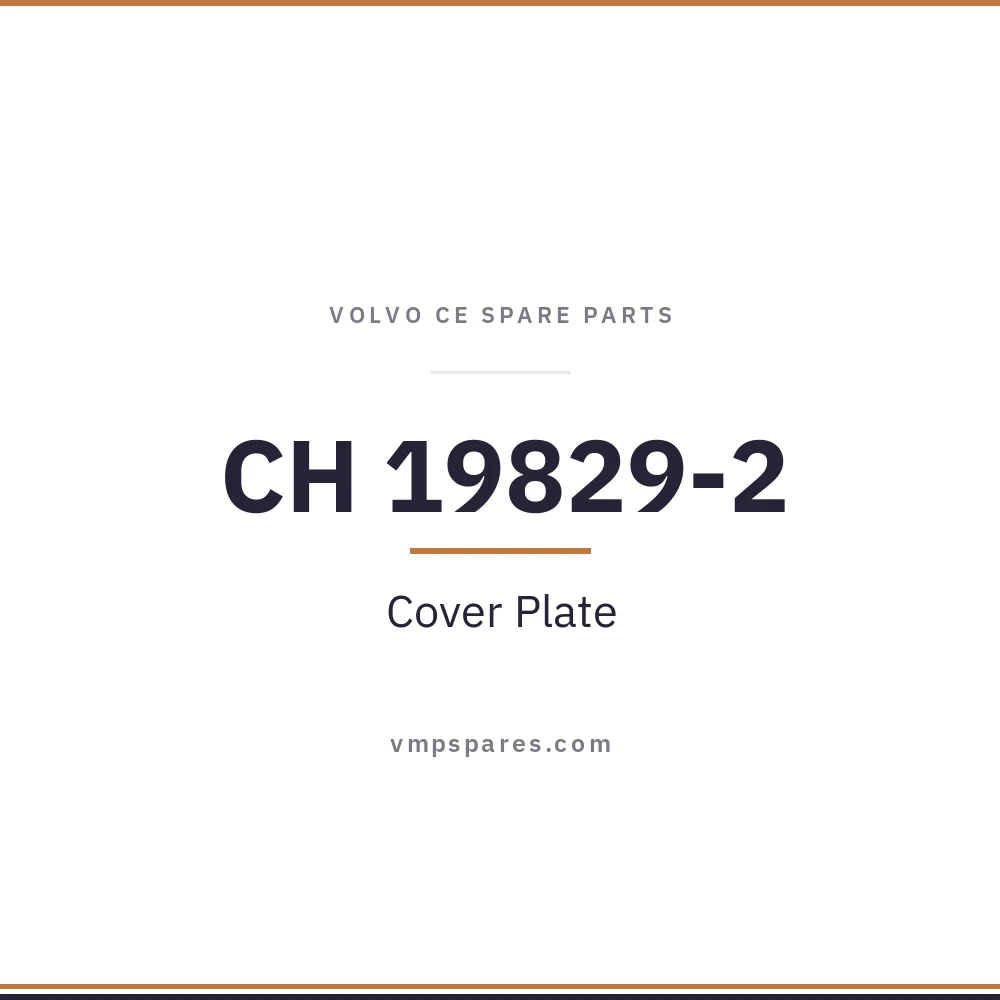 CH 19829-2 – Cover Plate