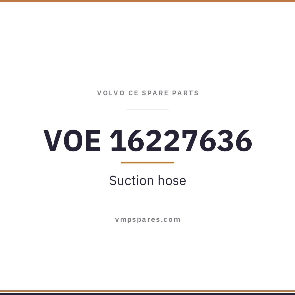 VOE 16227636 – Suction hose