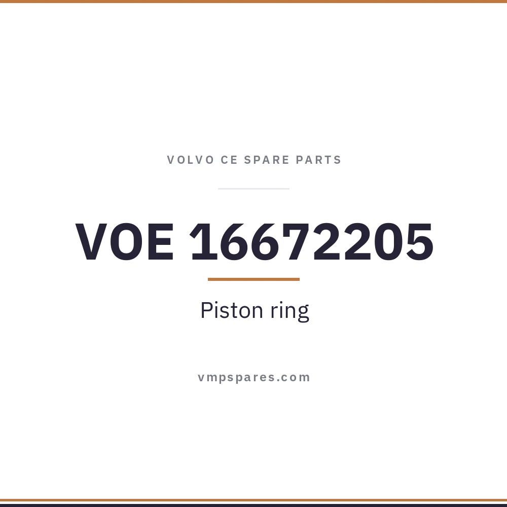 VOE 16672205 – Piston ring