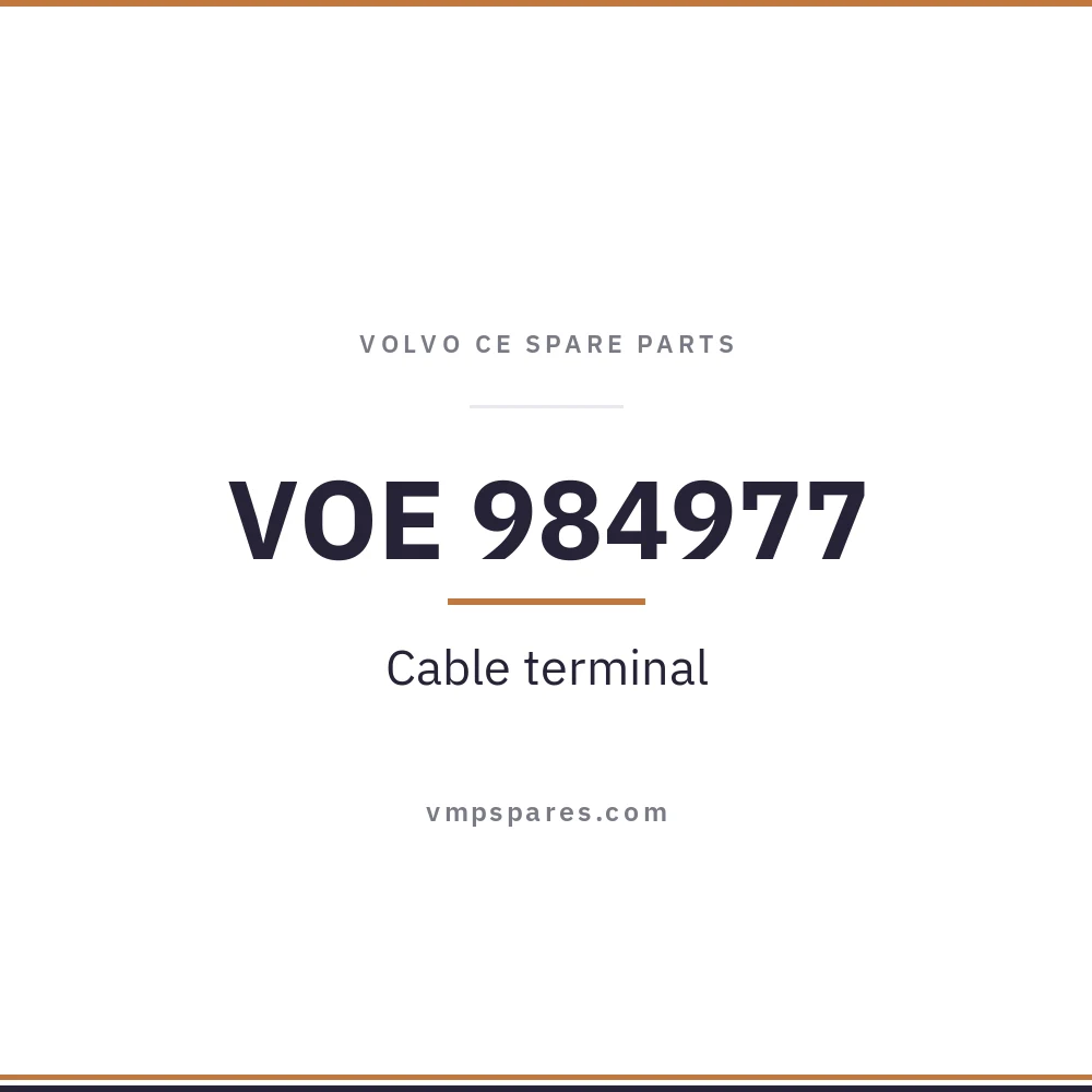 VOE 984977 – Cable terminal