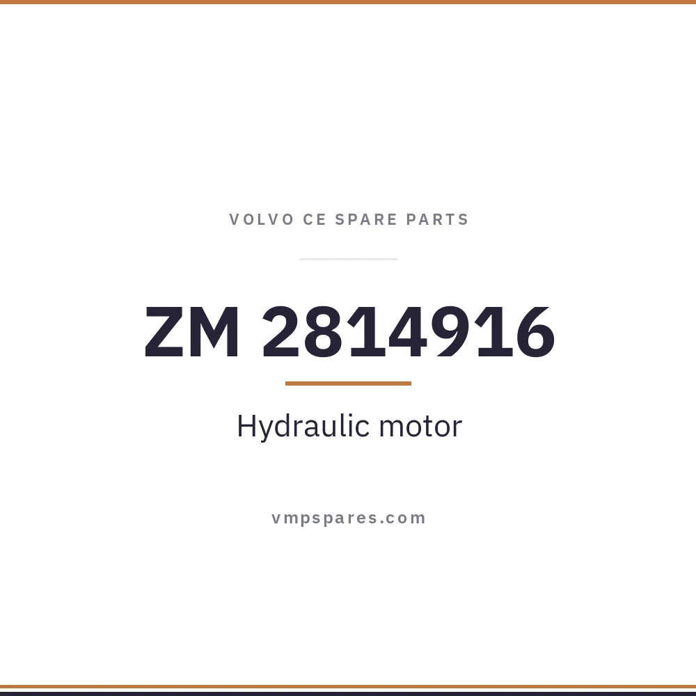 ZM 2814916 – Hydraulic motor