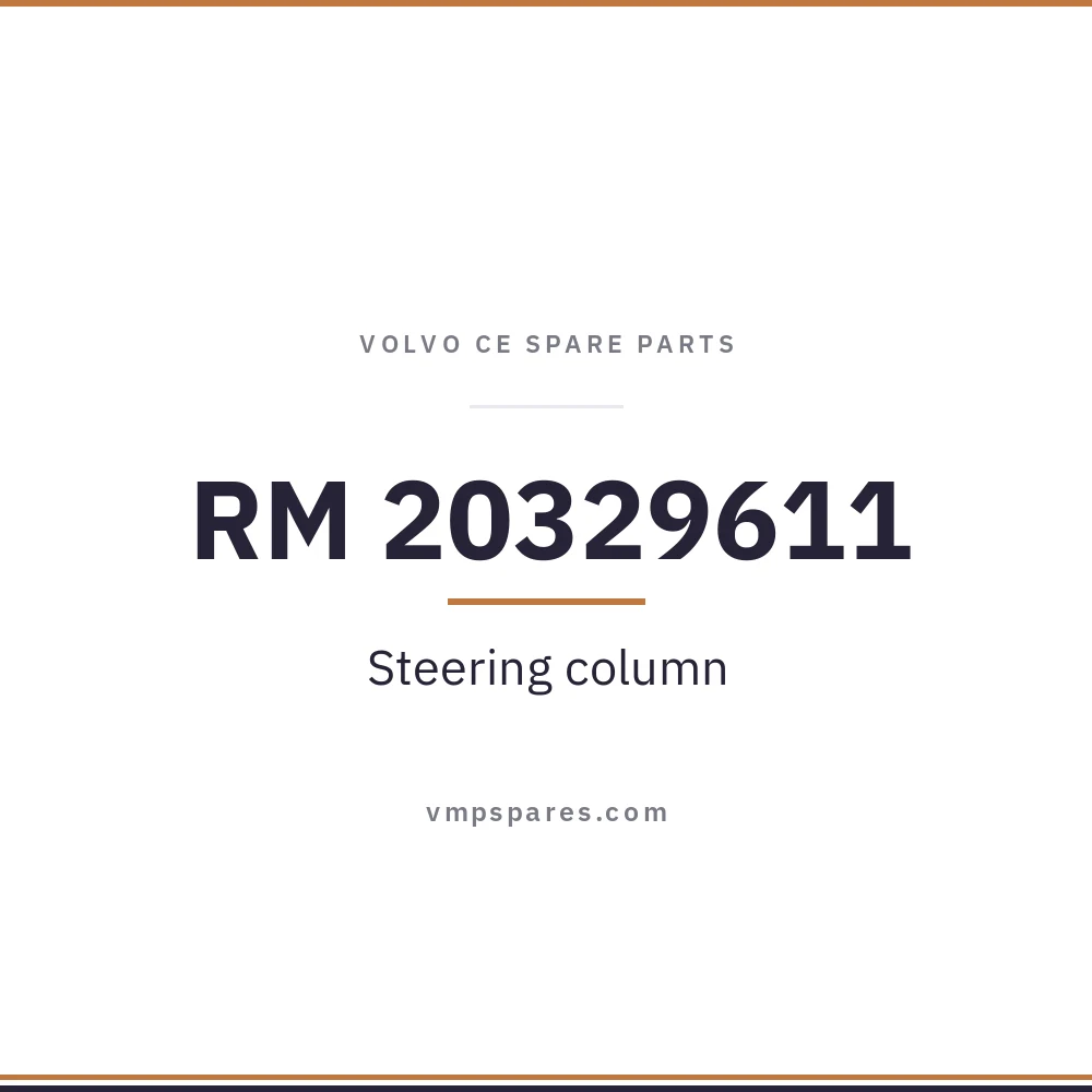 RM 20329611 – Steering column