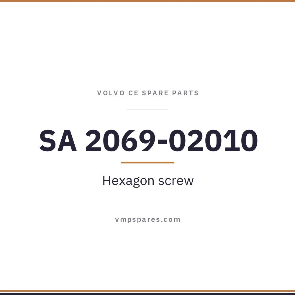 SA 2069-02010 – Hexagon screw