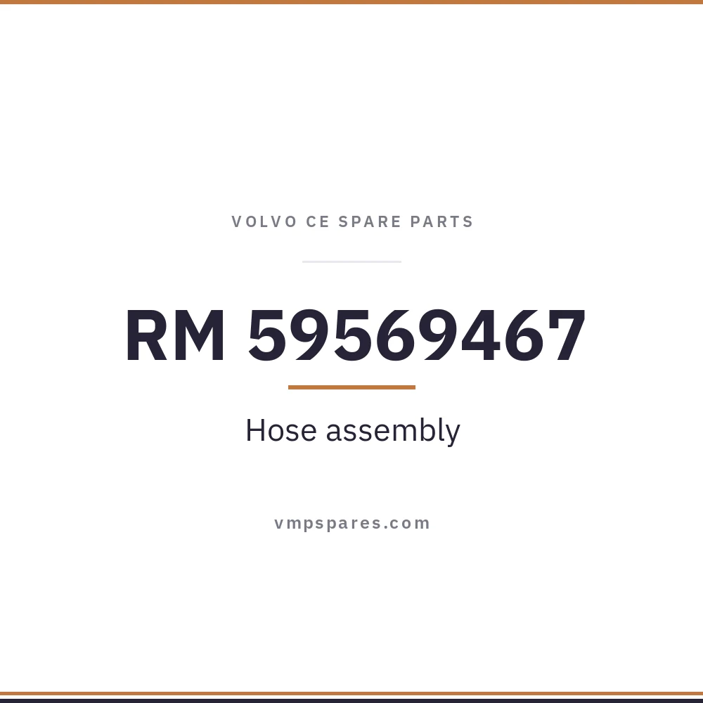 RM 59569467 – Hose assembly