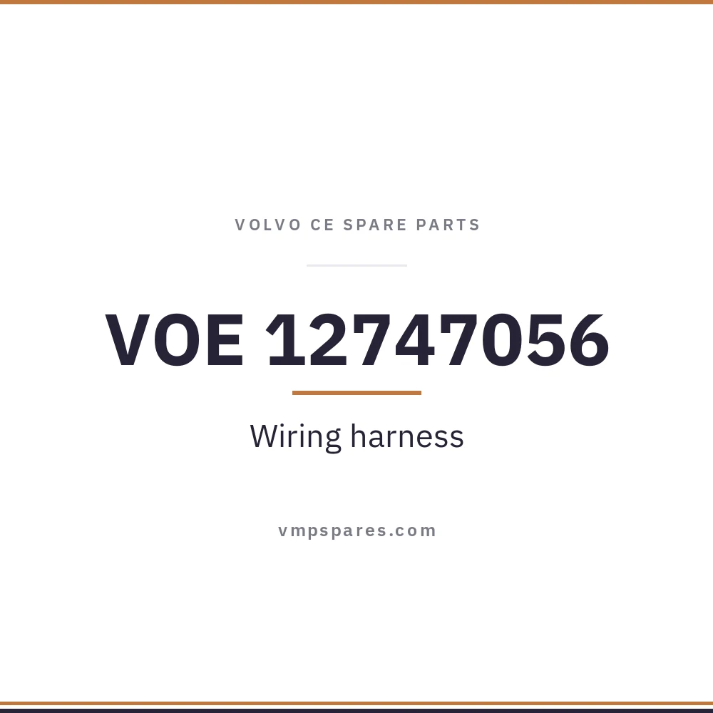 VOE 12747056 – Wiring harness